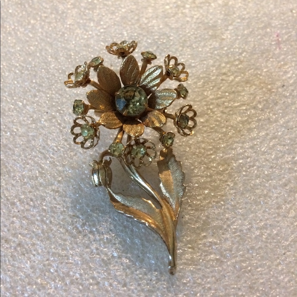 Vintage flower brooch